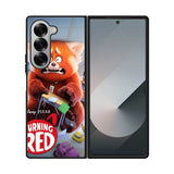 Turning Red Samsung Galaxy Z Fold 7 5G Case QC10745