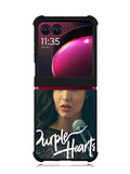 Purple Hearts Motorola Moto Razr Plus 2023 , Moto Razr+ 2023 Case OV10799