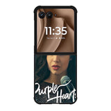 Purple Hearts Motorola Moto RAZR Plus 2025 Case OV10799