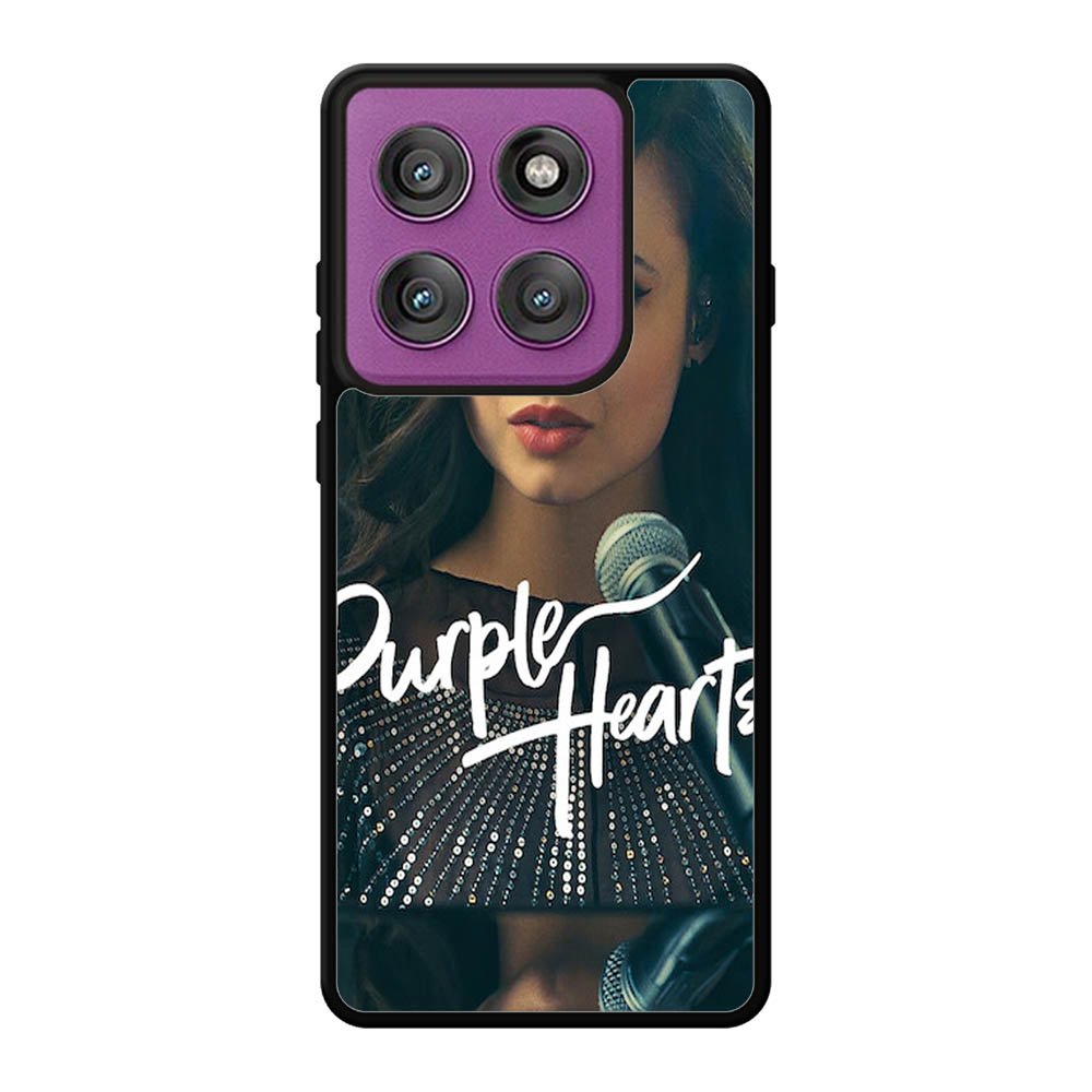 Purple Hearts Motorola Moto Edge 60 Pro Case QC10799