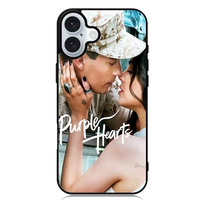 Purple Hearts iPhone 16 Plus Case QC10800