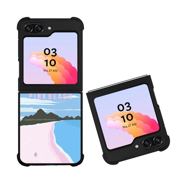 Pink Beach Komodo National Park FZ0210 Samsung Galaxy Z Flip 5 2023 5G Case