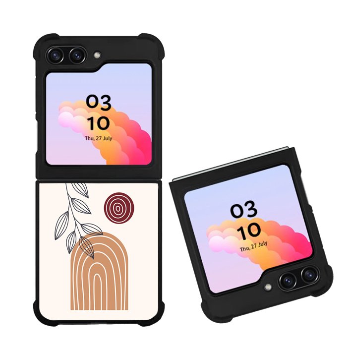 Minimalist Arch Geometric and Leaf Botanical FZ0220 Samsung Galaxy Z Flip 5 2023 5G Case