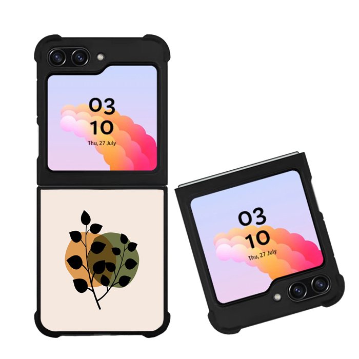 Leaf and Stones Art FZ0236 Samsung Galaxy Z Flip 5 2023 5G Case
