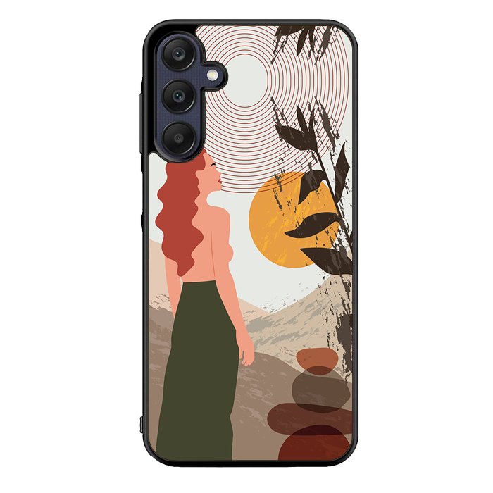 Woman and Palm Tropical FZ0265 Samsung Galaxy A25 5G Case