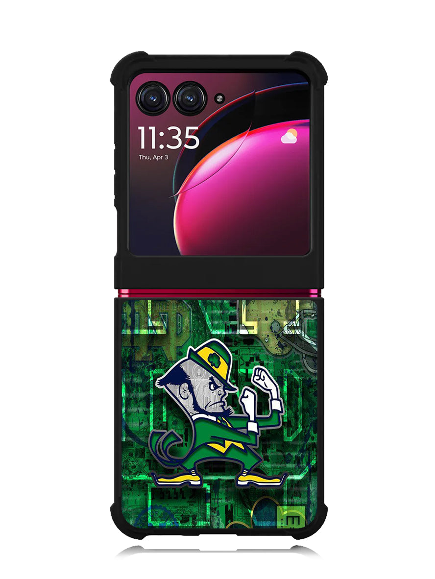 notre dame fighting irish 3rd Motorola Moto Razr Plus 2023 , Moto Razr+ 2023 Case