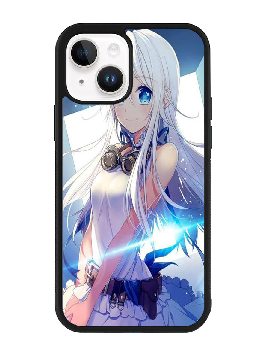 Blue Eyes Anime Girl XiPhone 14 Case QC0734