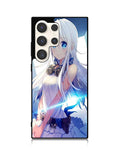 Blue Eyes Anime Girl XSamsung Galaxy S25 Ultra 5G Case QC0734