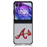 Atlanta Braves Logo 2nd Motorola Moto Razr Plus 2024 , Moto Razr+ 2024 Case