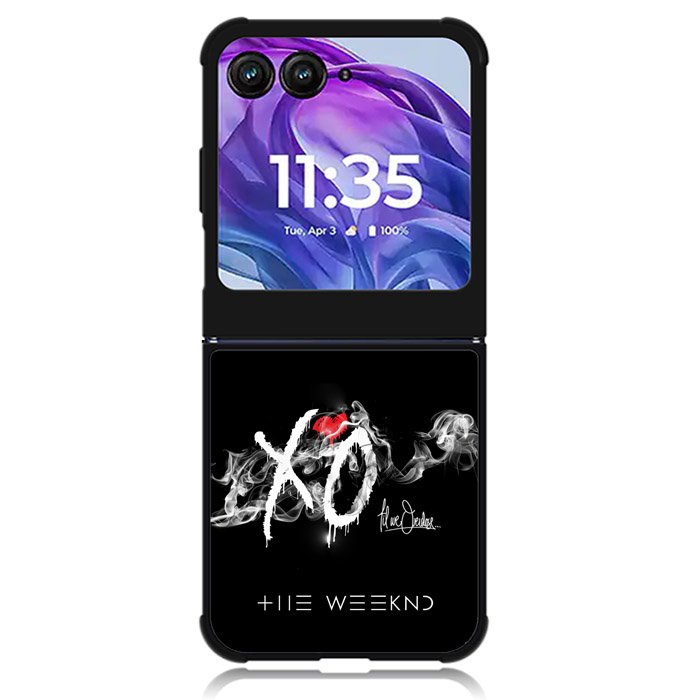 the weeknd xo logo Motorola Moto Razr Plus 2024 , Moto Razr+ 2024 Case