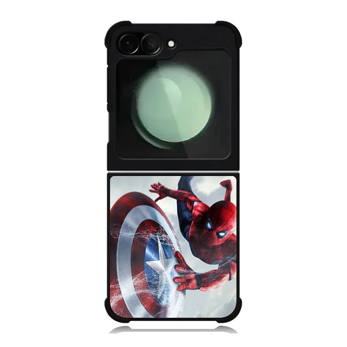 Spiderman Captain America Shield Samsung Galaxy Z Flip 6 5G 2024 Case OV2511