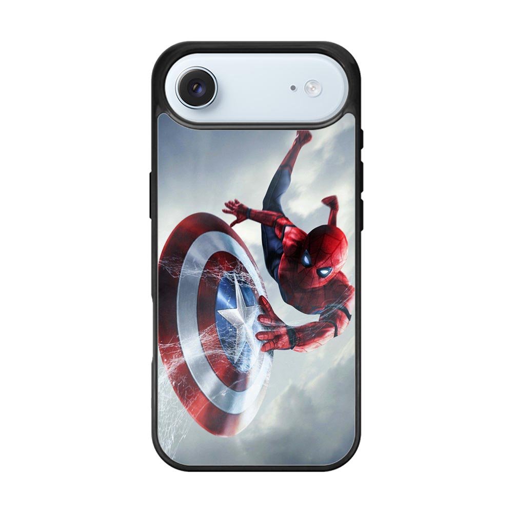 Spiderman Captain America Shield iPhone Air Case QC2511