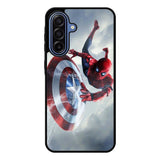 Spiderman Captain America Shield Samsung Galaxy A17 Case QC2511