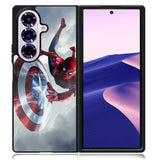 Spiderman Captain America Shield Samsung Galaxy Z Fold 7 Case OV2511