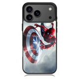 Spiderman Captain America Shield iPhone 17 Pro Case RC2511