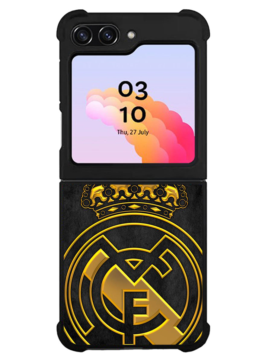 Real Madrid Gold 1st Samsung Galaxy Z Flip 5 5G 2023 Case