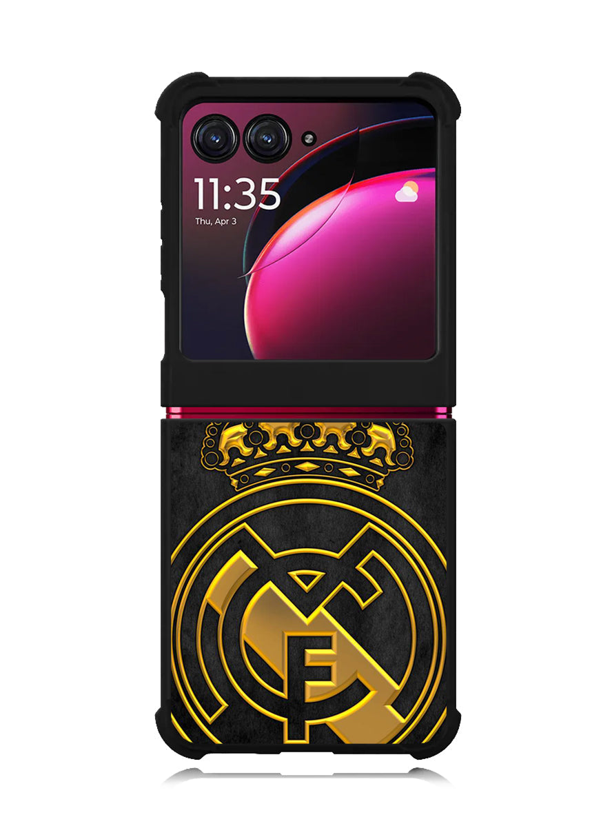 Real Madrid Gold 1st Motorola Moto Razr Plus 2023 , Moto Razr+ 2023 Case