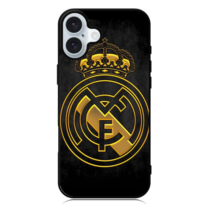 real madrid gold iPhone 16 Case QC2766