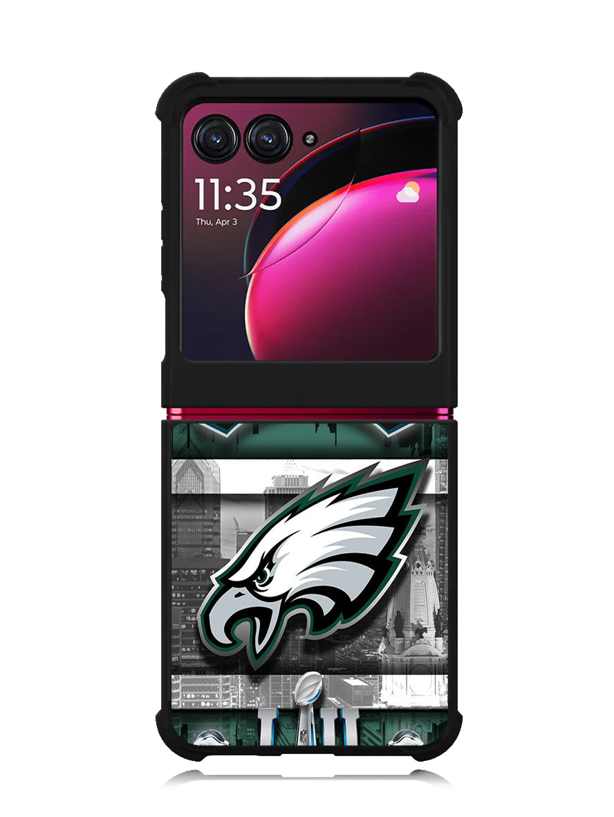 Philadelphia Eagles 3rd Motorola Moto Razr Plus 2023 , Moto Razr+ 2023 Case
