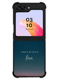 There is no fear in love Samsung Galaxy Z Flip 5 5G 2023 Case OV2193