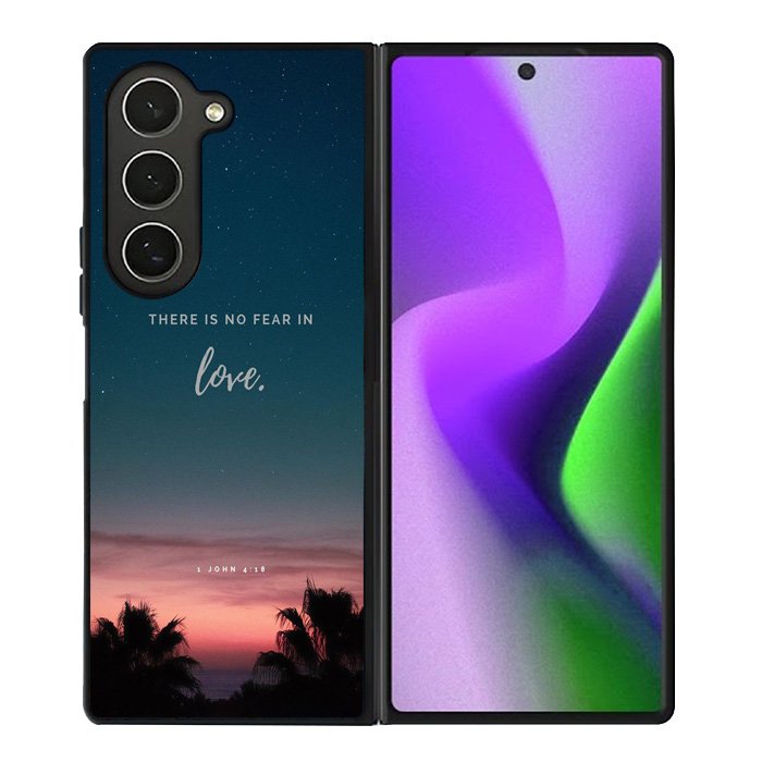 There is no fear in love Samsung Galaxy Z Fold 6 5G 2024 Case OV2193