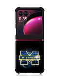 michigan wolverines 8th Motorola Moto Razr Plus 2023 , Moto Razr+ 2023 Case