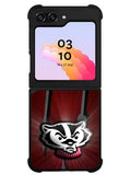 wisconsin badger logo Samsung Galaxy Z Flip 5 5G 2023 Case OV1985