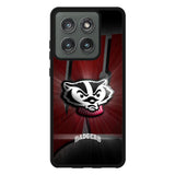 wisconsin badger logo Motorola Moto Edge 2025 Case OV1985