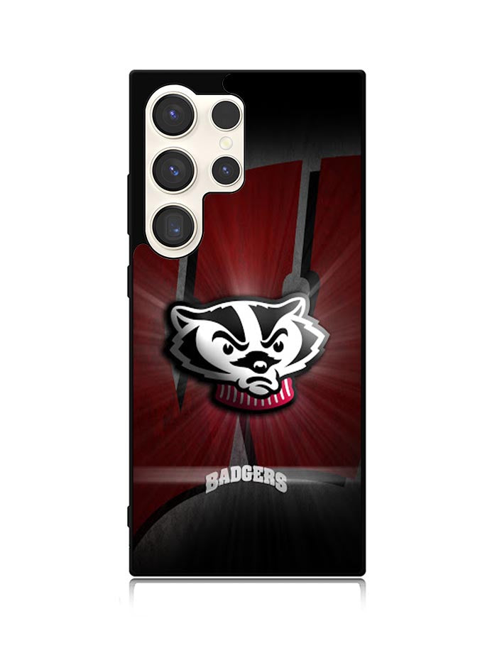 wisconsin badger logo Samsung Galaxy S25 Ultra 5G Case QC1985