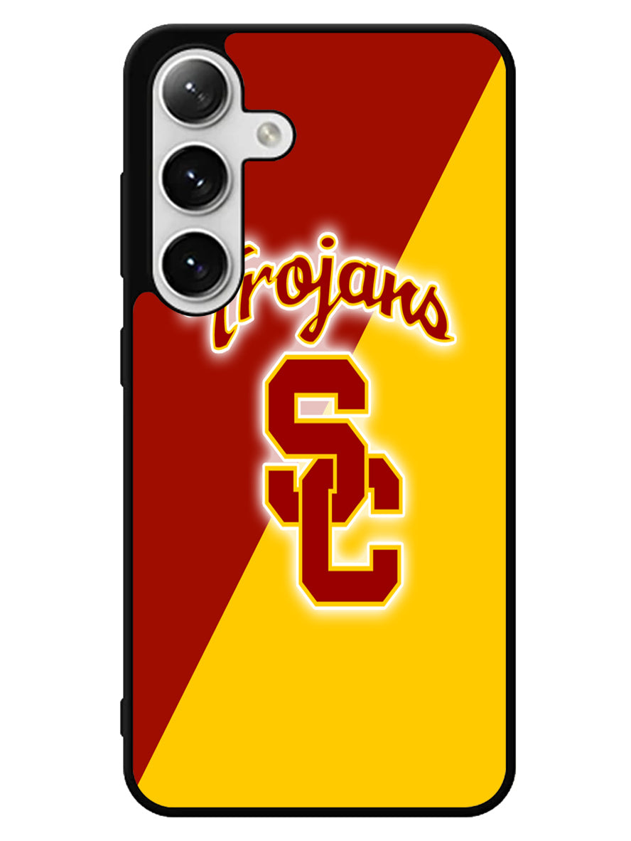 usc trojans logo Samsung Galaxy S25 5G Case