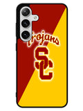usc trojans logo Samsung Galaxy S25 5G Case