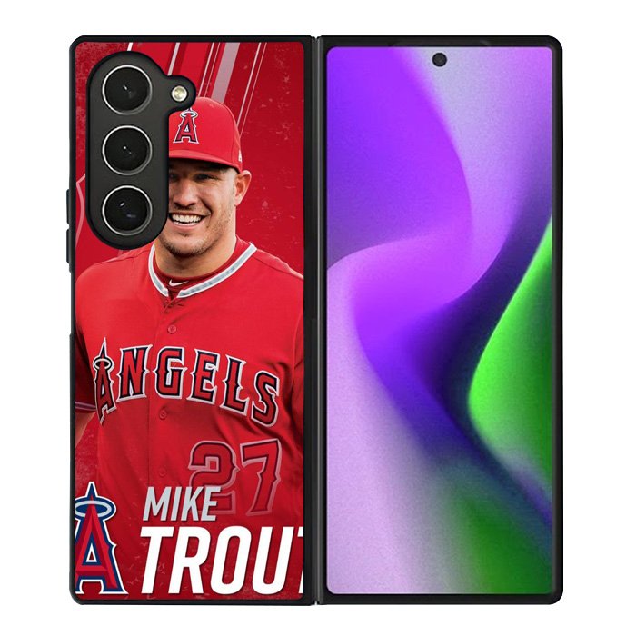 mike trout baseball Samsung Galaxy Z Fold 6 5G 2024 Case OV3235
