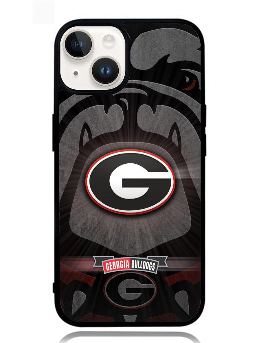 Georgia Bulldogs Logo 2nd iPhone 14 Plus Case