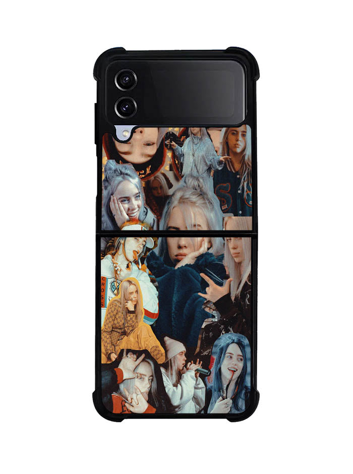 BILLIE EILISH SINGER COLLAGE Samsung Galaxy Z Flip 4 5G 2022 Case