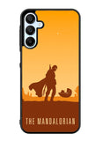 baby yoda and mandalorian XSamsung Galaxy A35 5G Case OV0740