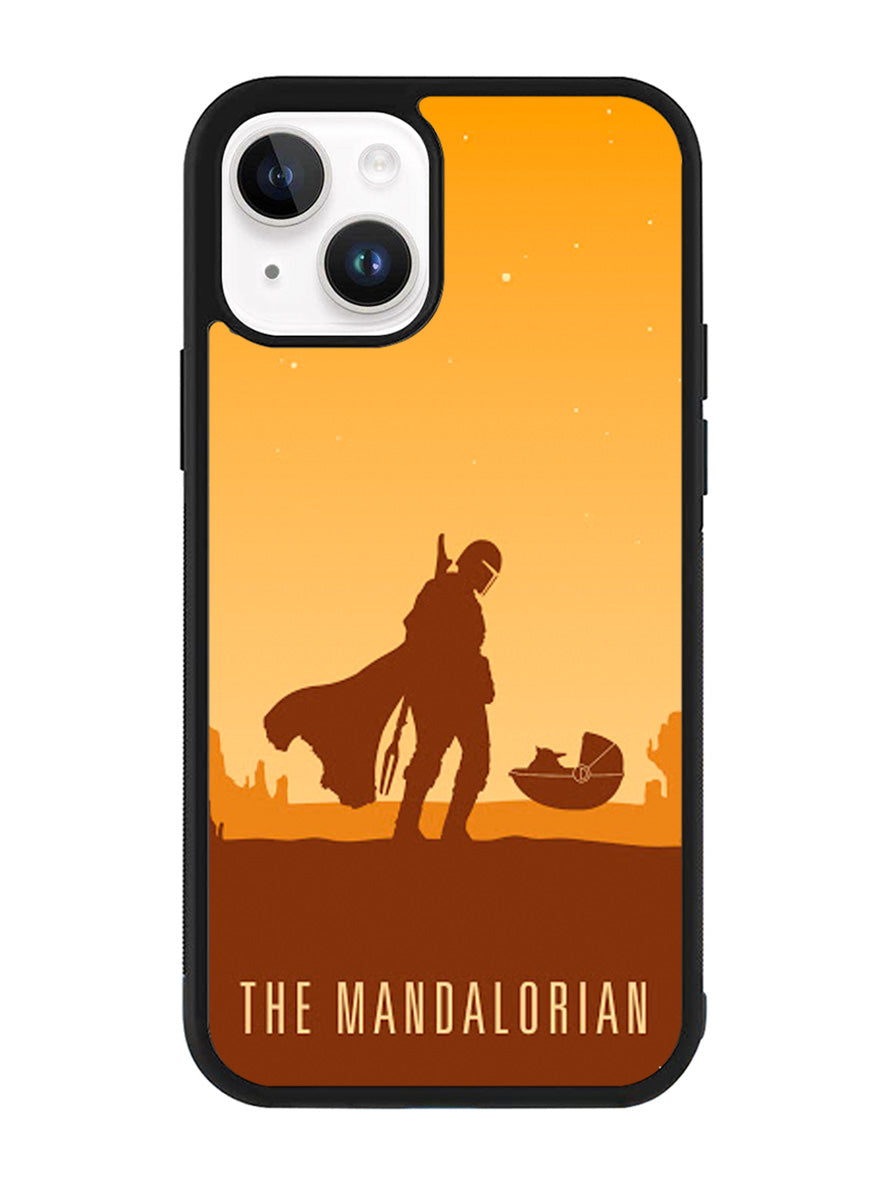 baby yoda and mandalorian XiPhone 14 Plus Case QC0740