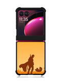 baby yoda and mandalorian XMotorola Moto Razr Plus 2023 , Moto Razr+ 2023 Case OV0740
