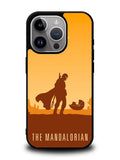 baby yoda and mandalorian XiPhone 16 Pro Max Case QC0740