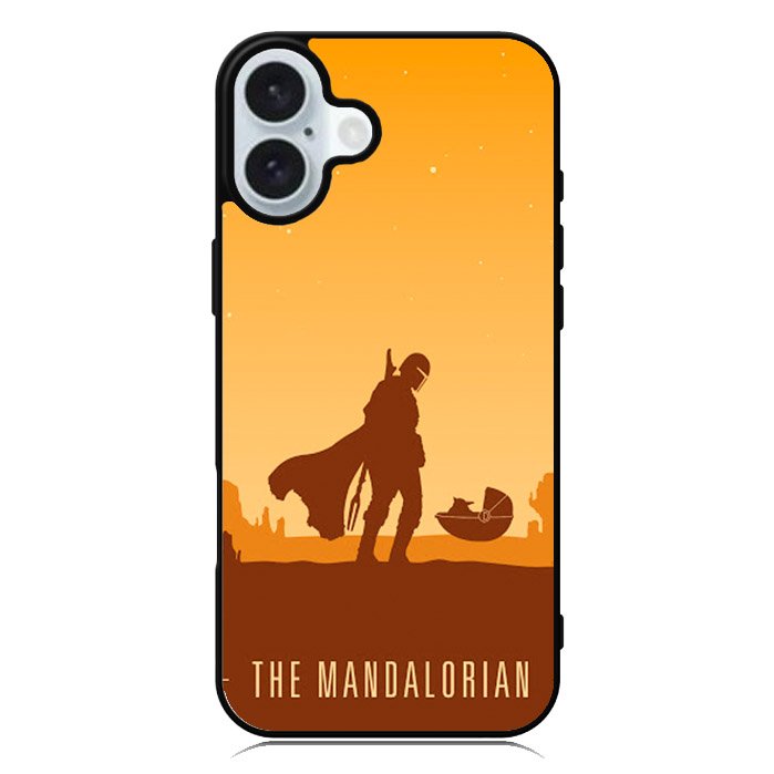 baby yoda and mandalorian XiPhone 16 Case QC0740