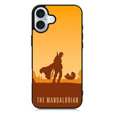 baby yoda and mandalorian XiPhone 16 Case QC0740