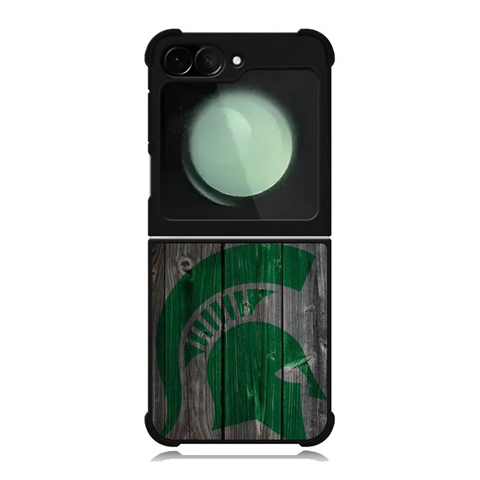 michigan state logo Samsung Galaxy Z Flip 6 Case
