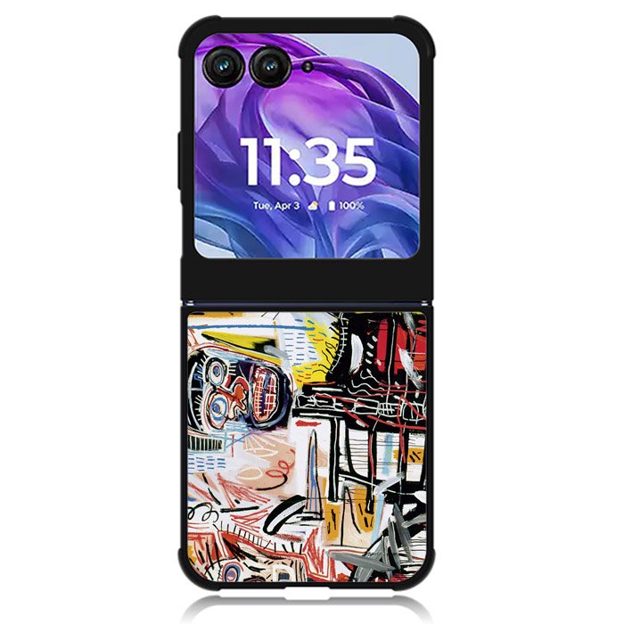 jean michel basquiat Motorola Moto Razr Plus 2024 , Moto Razr+ 2024 Case
