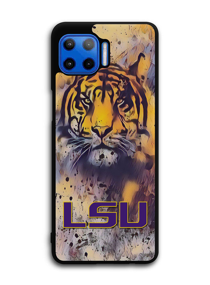 LSU Tigers Symbol Motorola Moto One 5G Case , Moto One 5G UW Case , Moto G 5G Plus Case