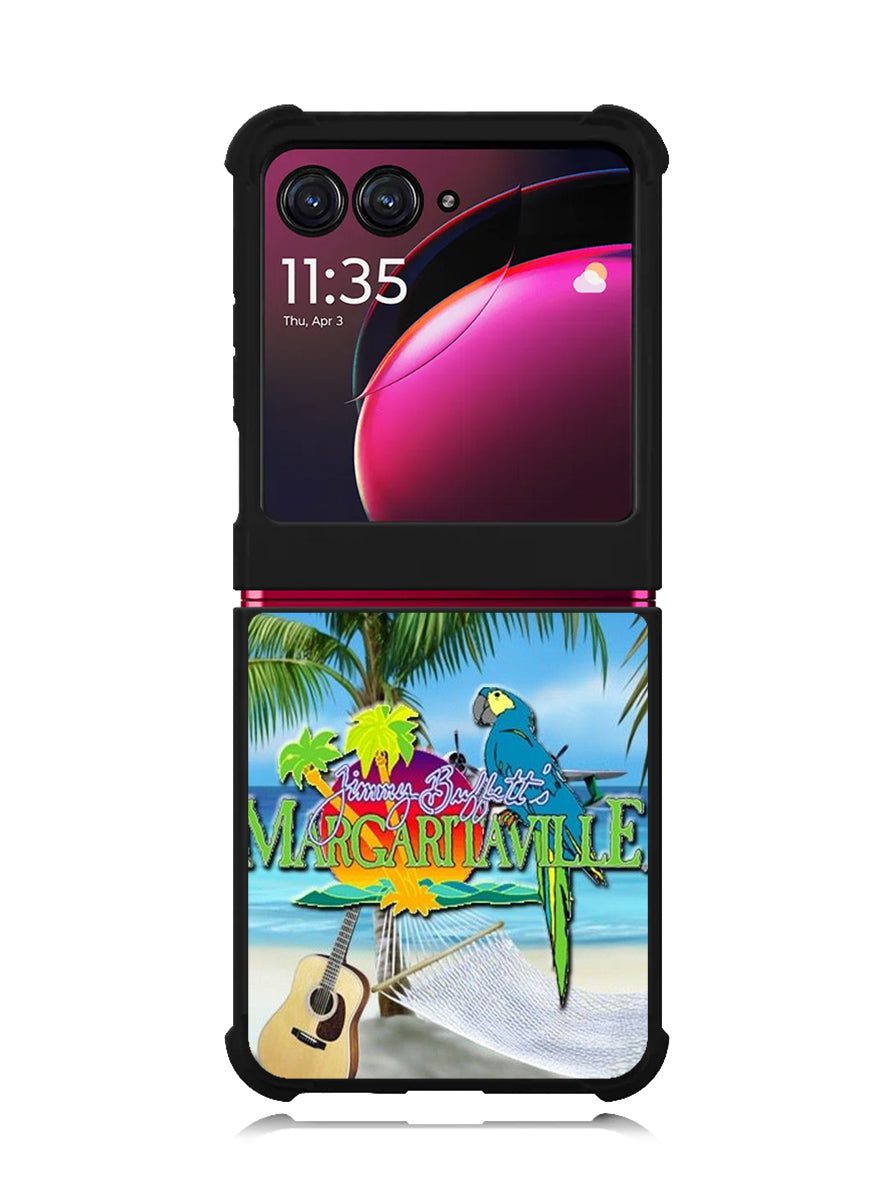 jimmy buffett margaritaville Motorola Moto Razr Plus 2023 , Moto Razr+ 2023 Case