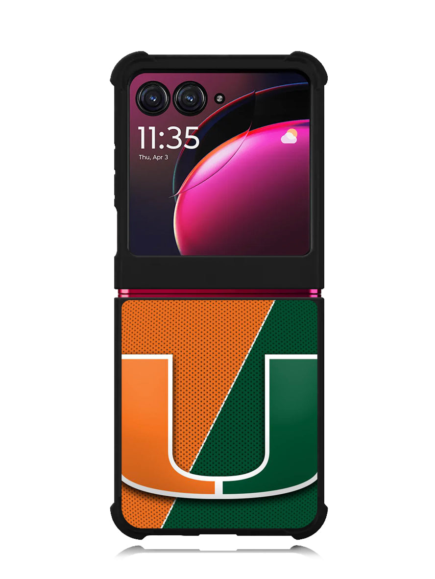 miami hurricanes symbol Motorola Moto Razr Plus 2023 , Moto Razr+ 2023 Case