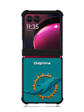 miami dolphins nfl Logo Motorola Moto Razr Plus 2023 , Moto Razr+ 2023 Case