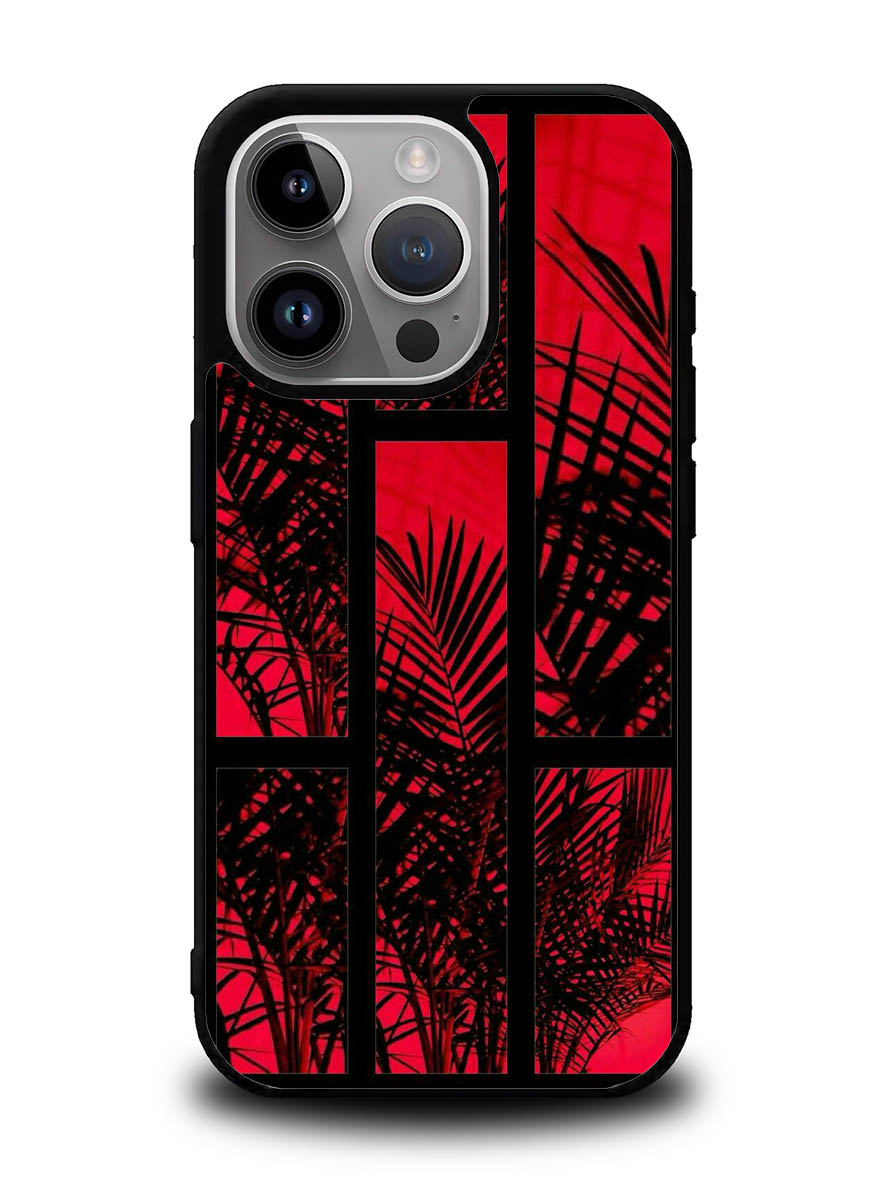 Red Plant Aesthetic iPhone 16 Pro Case OV7925