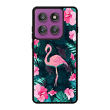 Flamingo And Flowers Motorola Moto Edge 60 Pro Case