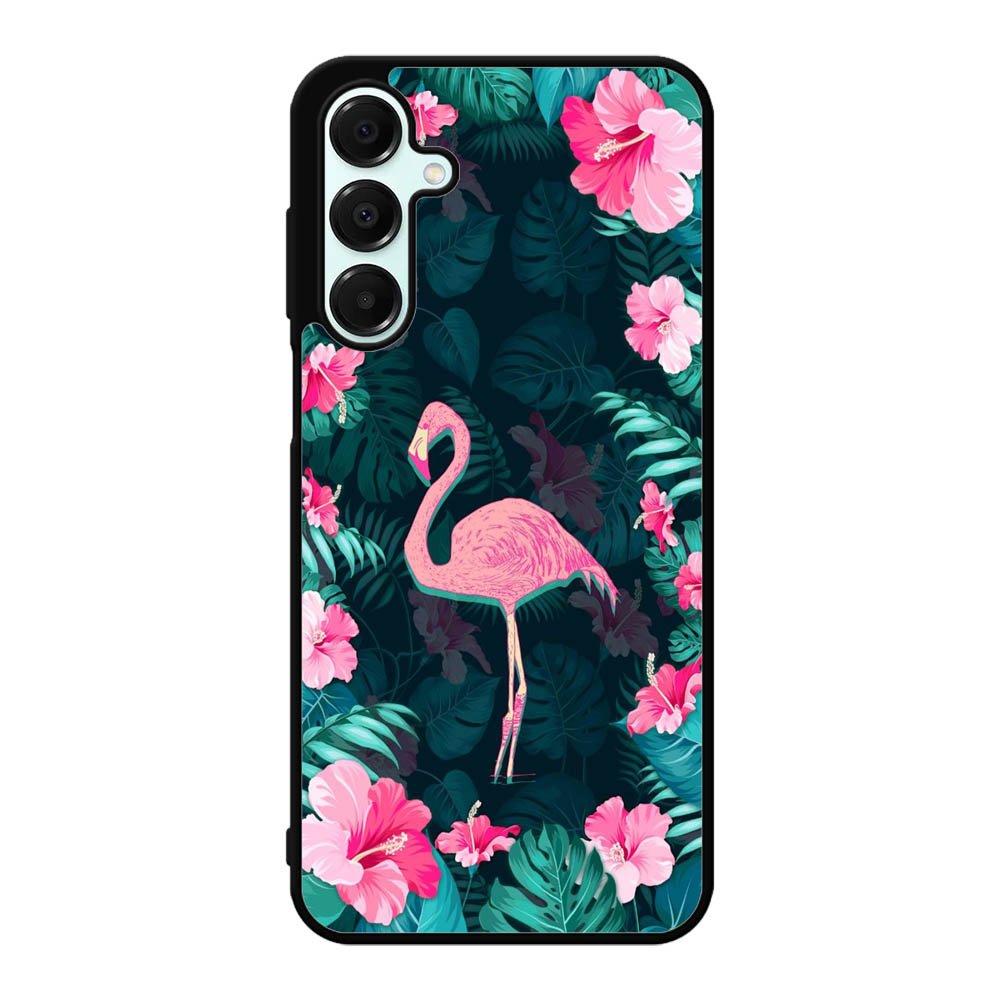 Flamingo And Flowers Samsung Galaxy A16 Case OV8035