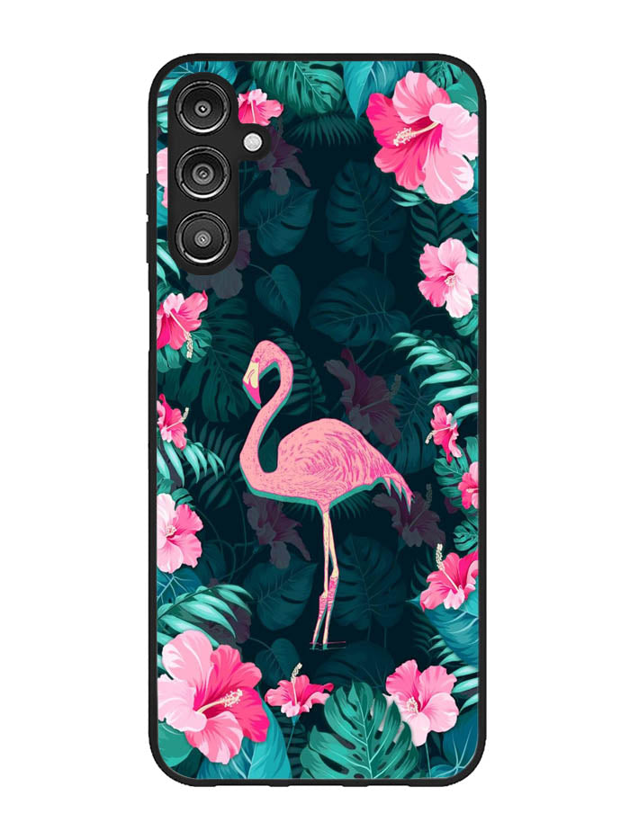 Flamingo And Flowers Samsung Galaxy A14 5G Case